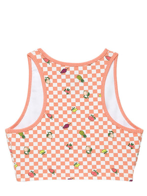 Maiou VANS LONGLINE RACERBACK PRINT BRALETTE