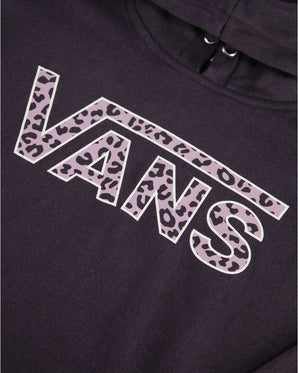 Hanorac negru DROP V CHEETAH PULLOVER FLEECE-B