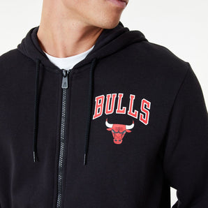 Hanorac Nba Essentls Fz Hoody Chibul Blkfdr Hooded Zipper Sweate Chicago Bulls New Era