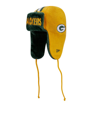 Căciulă New Era Knit Trapper Eg Green Bay Packers Galbenă