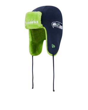 Căciulă New Era Knit Trapper Eg Seattle Seahawks Verde