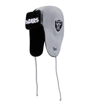 Căciulă New Era Knit Trapper Eg La Raiders Gri