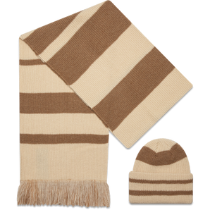 Set Caciula Cu Esarfa Newera Stripe Scarf Beanie Set
