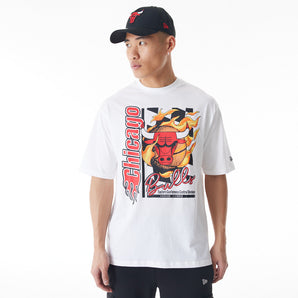 Tricou Newera Nba Flame Print Os Tee Chibul