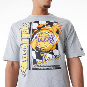 Tricou Newera Nba Flame Print Os Tee