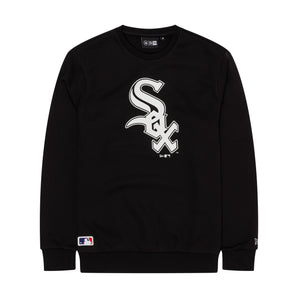 Bluza Nos Mlb Regular Crew Neck Chiwhi Blkwhi Fleece Top Chicago White Sox New Era
