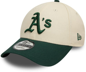 Șapcă New Era 9FORTY Oakland Athletics Reglabilă Bej