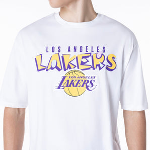 Tricou Newera Nba Grphc Os Tee Loslak Whi