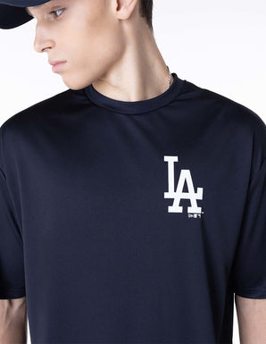 Tricou League Essentials Tee Losdod Nvy Tshirt Ss Los Angeles Dodgers Newera