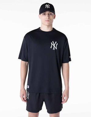 Tricou League Essentials Tee Neyyan Blk Tshirt Ss New York Yankees Newera