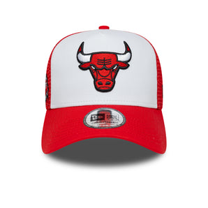 Sapca New Era Chicago Bulls Trucker Reglabilă Roșu