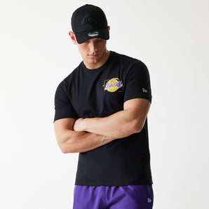 Tricou Nba Photogrphc Print Reg Tee Loslak Blk Tshirt Ss Los Angeles Lakers Newera