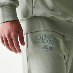 Pantaloni sport New Era Los Angeles Lakers NBA Core Plus Straight Verzi