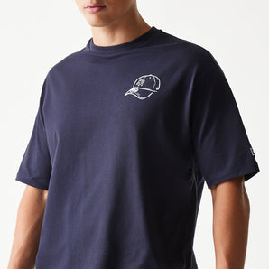 Tricou MLB Baseball Graphic Oversize New York Yankees