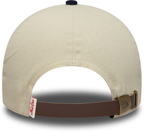 Șapcă New Era 9FORTY A-frame NE Patch Suede E-frame Reglabilă Bej