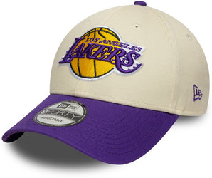 Șapcă New Era 9FORTY Los Angeles Lakers Reglabilă Bej