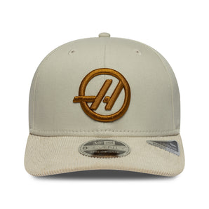 Șapcă New Era 9SEVENTY Stretch Snap Haas Formula 1 Reglabilă Bej