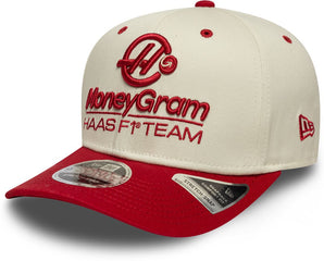 Șapcă New Era 9SEVENTY Stretch Snap Haas Formula 1 Reglabilă Bej