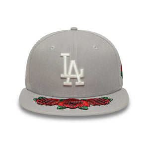 Șapcă New Era 59Fifty Cooperstown Floral La Dodgers Fixă Gri