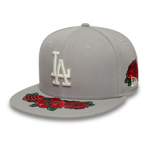 Șapcă New Era 59Fifty Cooperstown Floral La Dodgers Fixă Gri