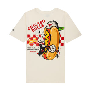 Tricou New Era Chicago Bulls Alb