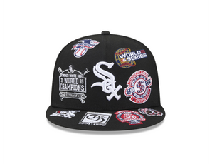 Șapcă New Era 59FIFTY All Over Chicago White Sox Fixă Neagră