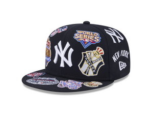 Șapcă New Era 59FIFTY All Over New York Yankees Fixă Neagră