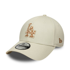 Șapcă New Era 9Forty Faux Pony Infill La Dodgers Reglabilă Bej
