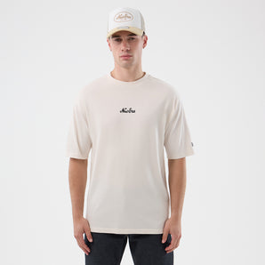 Tricou New Era Floral Oversize Alb