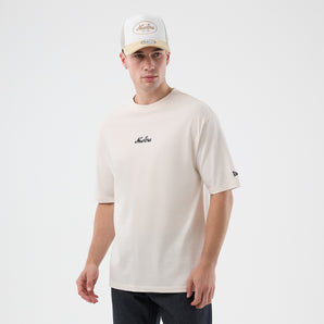 Tricou New Era Floral Oversize Alb