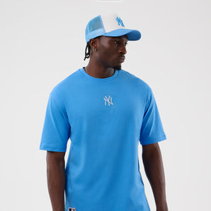 Tricou New Era MLB Midi League Oversize New York Yankees Albastru