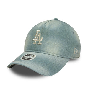 Șapcă New Era Women's Denim 9TWENTY A-Frame Los Angeles Dodgers Reglabilă Albastră