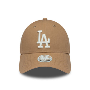 Șapcă New Era Womens Linen 9FORTY Los Angeles Dodgers Reglabilă Bej
