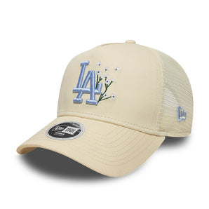 Sapca New Era Womens Floral Trucker Los Angeles Dodgers