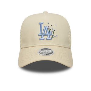 Sapca New Era Womens Floral Trucker Los Angeles Dodgers