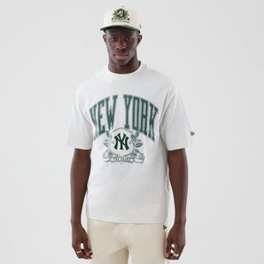 Tricou New Era Mlb Arch Graphic Oversized Ny Yankees Gri