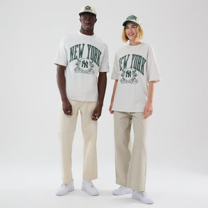 Tricou New Era Mlb Arch Graphic Oversized Ny Yankees Gri