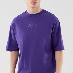 Tricou New Era Nba League Edition Tonal Oversized La Lakers Mov