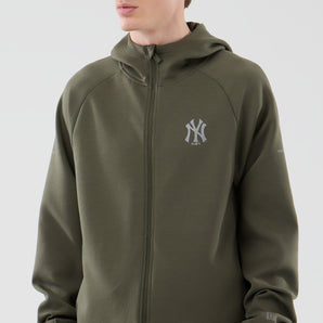 Hanorac New Era Mlb Core Plus Full Zip Ny Yankees Verde