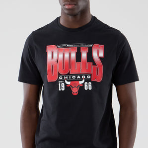Tricou New Era Nba Arch Graphic Regular Chicago Bulls Negru