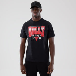 Tricou New Era Nba Arch Graphic Regular Chicago Bulls Negru