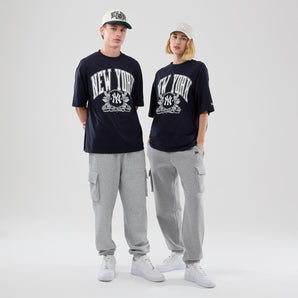 Tricou New Era Mlb Arch Graphic Oversized Ny Yankees Albastru
