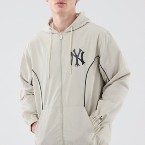 Geacă New Era Mlb Piping Track Ny Yankees Bej