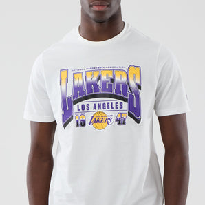 Tricou New Era Nba Arch Graphic Regular La Lakers Alb
