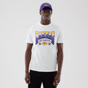 Tricou New Era Nba Arch Graphic Regular La Lakers Alb