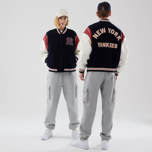 Geacă New Era Mlb Varsity Jacket Ny Yankees Albastră
