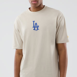 Tricou New Era Mlb Food Graphic Oversized La Dodgers Bej