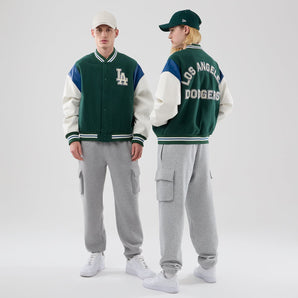 Geacă New Era Mlb Varsity Jacket La Dodgers Verde