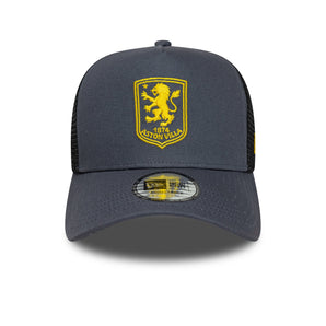 Șapcă New Era 9Forty Trucker Seasonal E-Frame Aston Villa Reglabilă Gri