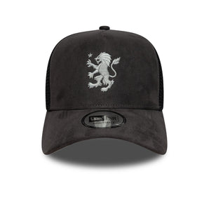 Șapcă New Era 9Forty Trucker Faux Suede E-Frame Aston Villa Reglabilă Gri
